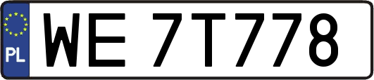 WE7T778