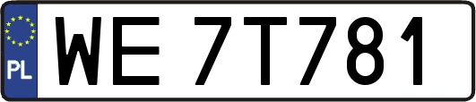 WE7T781