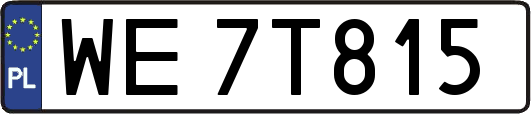 WE7T815