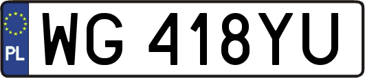 WG418YU
