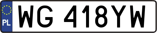 WG418YW