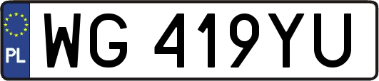 WG419YU