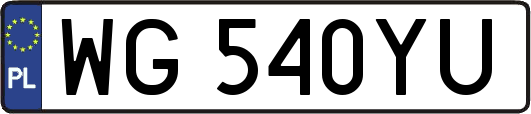 WG540YU