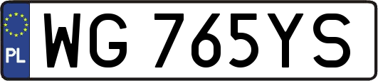WG765YS
