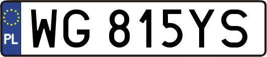 WG815YS