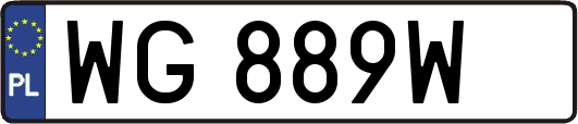 WG889W