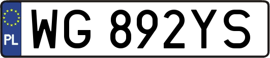 WG892YS