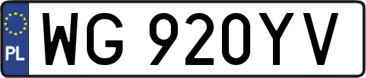 WG920YV