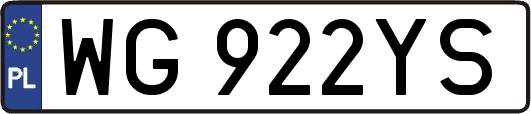 WG922YS