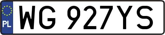 WG927YS
