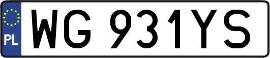 WG931YS