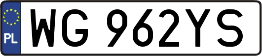 WG962YS