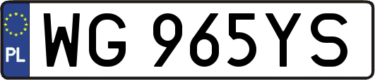 WG965YS