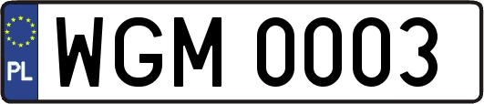 WGM0003