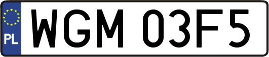WGM03F5