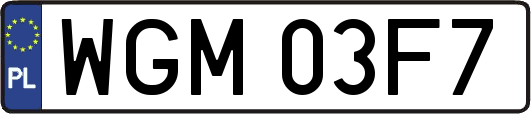 WGM03F7