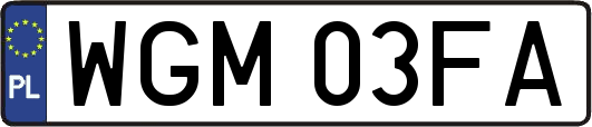 WGM03FA