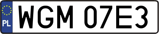 WGM07E3