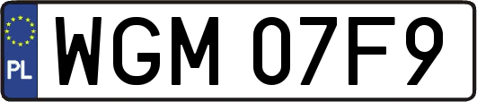 WGM07F9