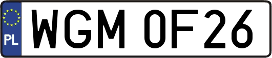 WGM0F26
