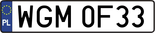 WGM0F33