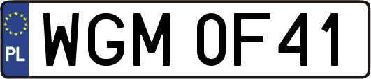 WGM0F41