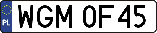 WGM0F45