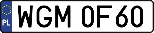 WGM0F60