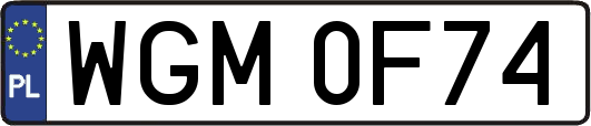 WGM0F74
