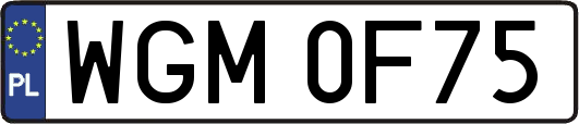 WGM0F75