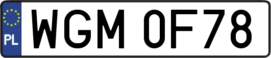 WGM0F78