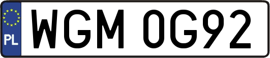 WGM0G92
