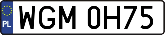 WGM0H75