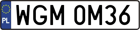 WGM0M36
