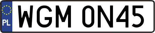 WGM0N45