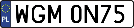 WGM0N75