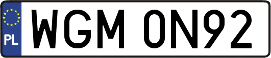 WGM0N92