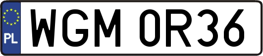 WGM0R36