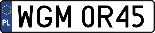 WGM0R45