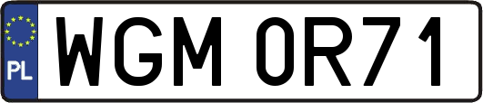 WGM0R71