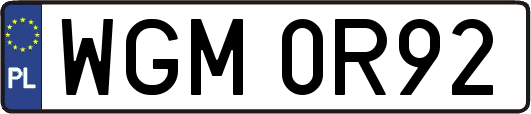 WGM0R92