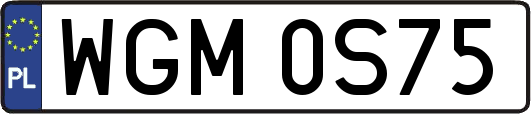WGM0S75