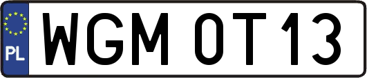WGM0T13