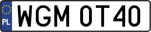 WGM0T40
