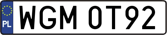 WGM0T92