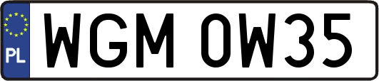 WGM0W35