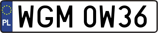 WGM0W36