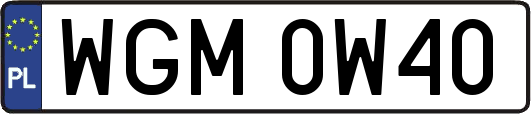 WGM0W40