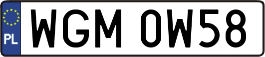 WGM0W58