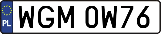 WGM0W76